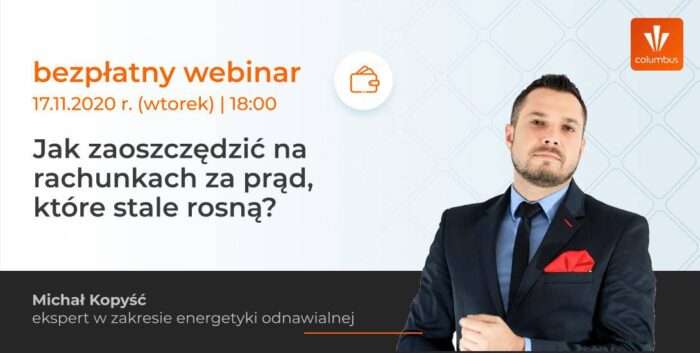 Webinar – Jak zaoszczędzić na rachunkach za prąd?