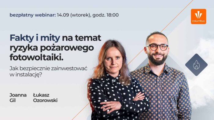 Webinar – Fakty i mity na temat ryzyka pożarowego fotowoltaiki